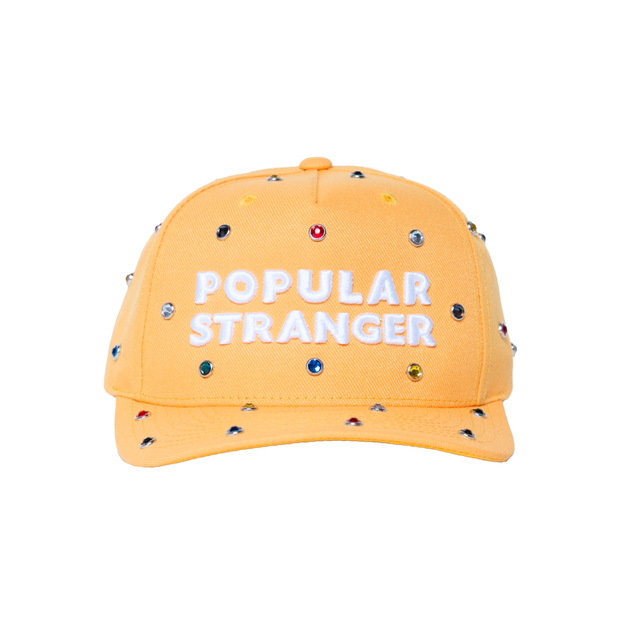 Popular Stranger Bejeweled Hat (Yellow)